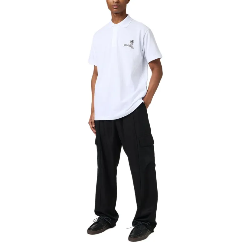 Iceberg Logo Printed Short Sleeved Polo Shirt-2