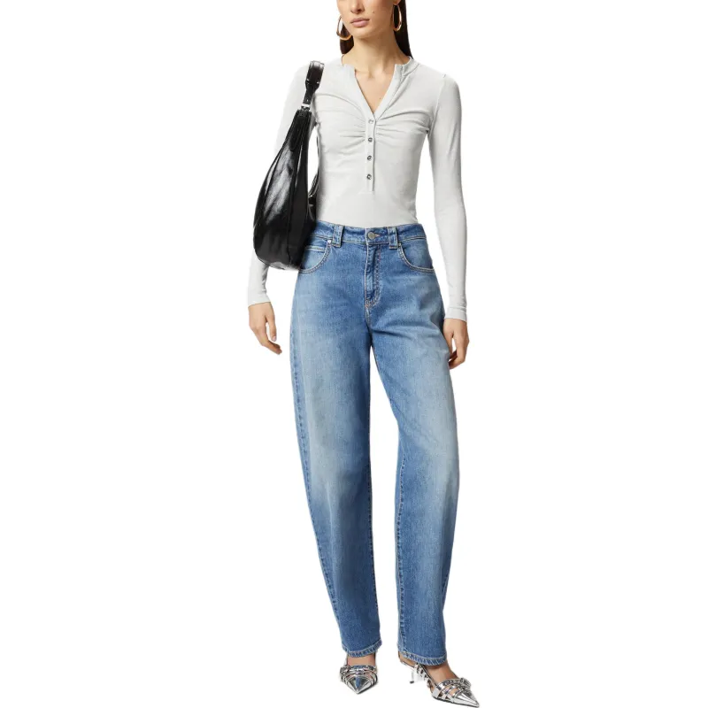PINKO Gathered Detailing Top-2