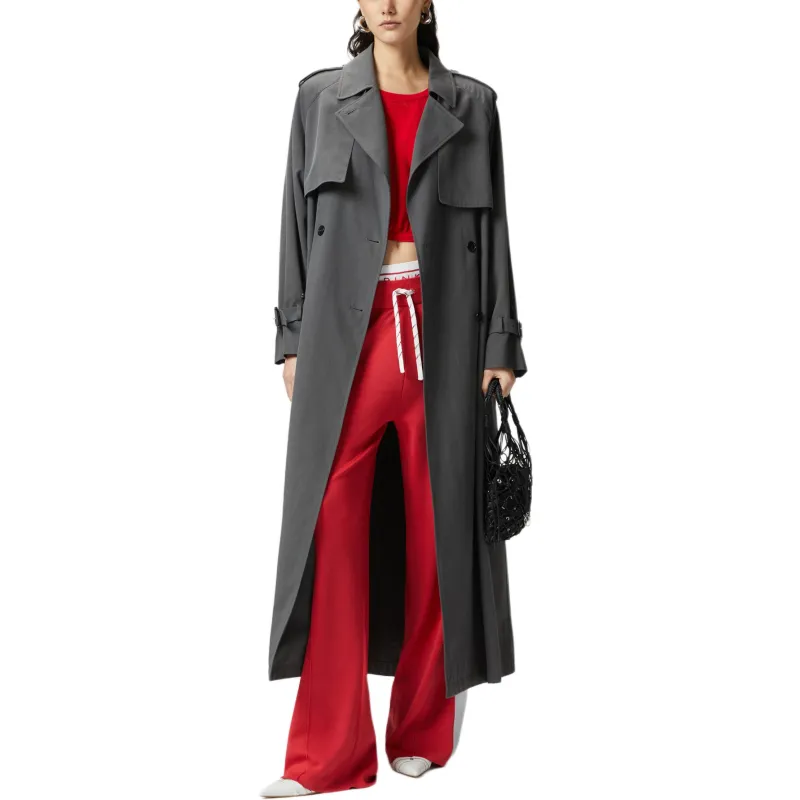 PINKO Belted Trench Coat-2