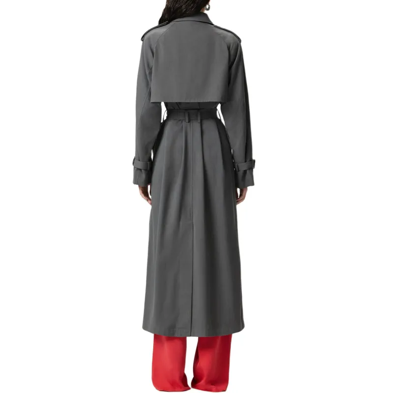 PINKO Belted Trench Coat-4