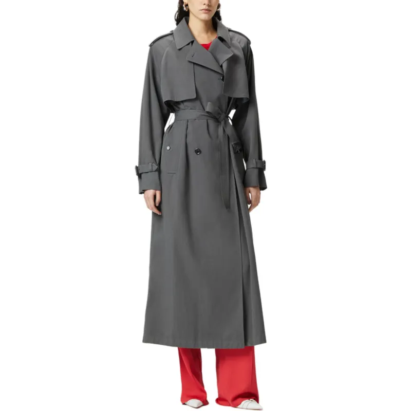 PINKO Belted Trench Coat-3