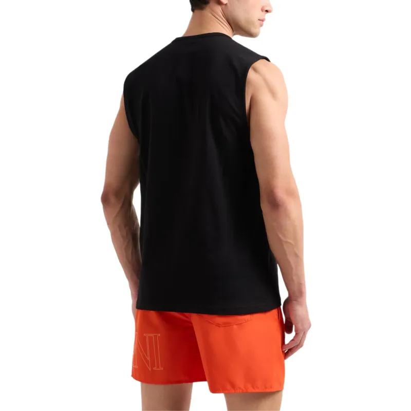 EMPORIO ARMANI Tank Tops Men's Black-2