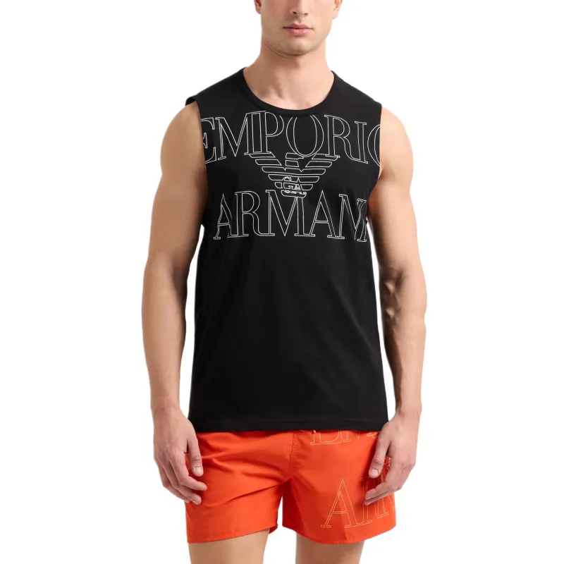 EMPORIO ARMANI Tank Tops Men's Black-1