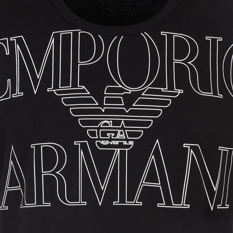 EMPORIO ARMANI Tank Tops Men's Black-3
