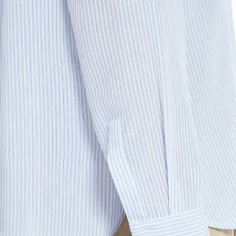 MaxMara Studio Pagine Collection Printed Crêpe De Chine Shirt Women's Light Blue-3
