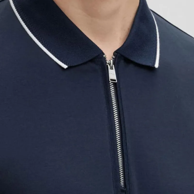 HUGO BOSS Polo Shirt Men's Navy Blue-4
