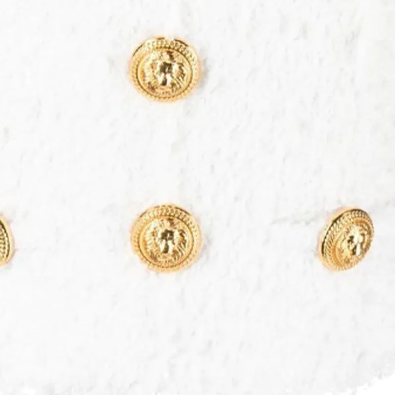 BALMAIN Tweed Button detail Top-4