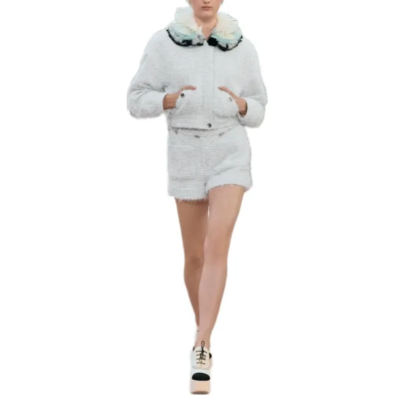 CHANEL 25S Spring Summer Collection Jackets & Coats Women's Light Blue-1