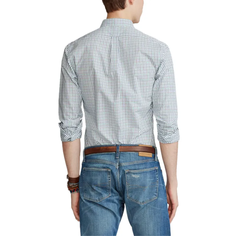 Polo Ralph Lauren SS24 Shirt Men's Blue Green-3