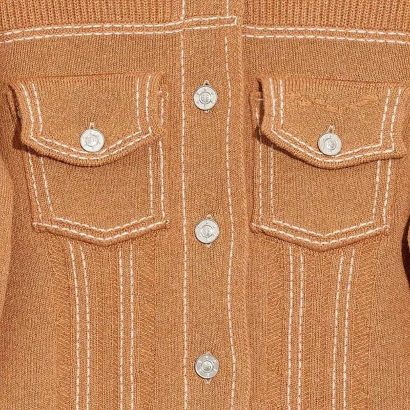 Barrie Fitted Cashmere-blend Cardigan-3