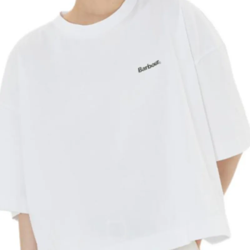 BARBOUR T Shirts Women's White-6