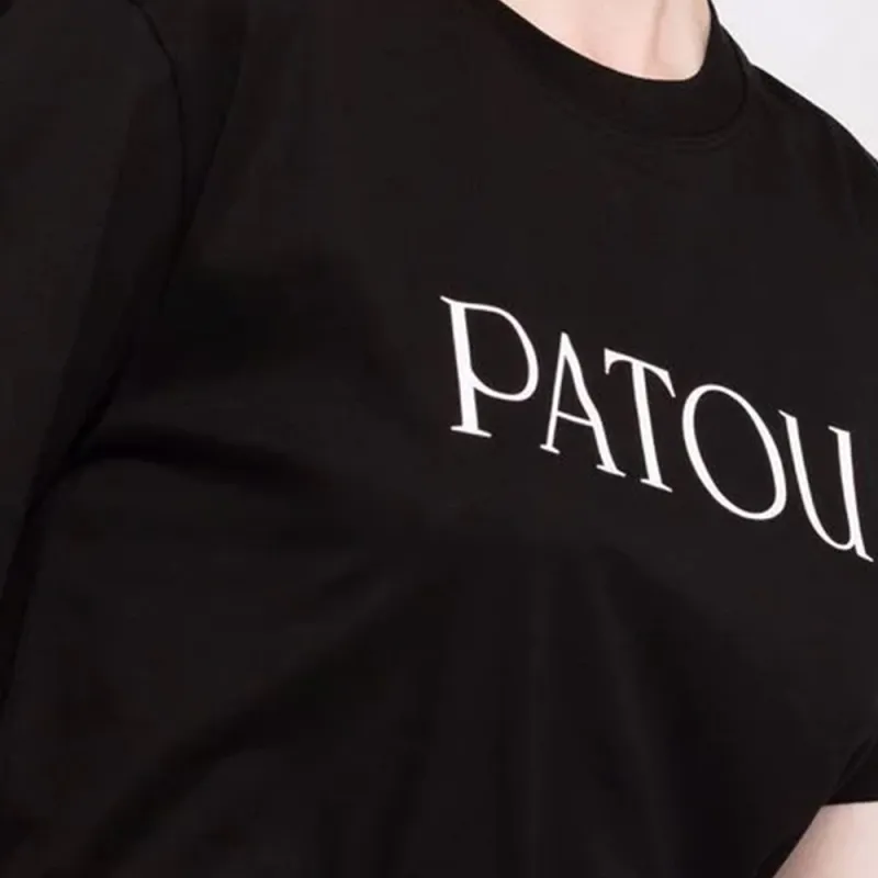 Patou Logo print Organic cotton T shirt-4