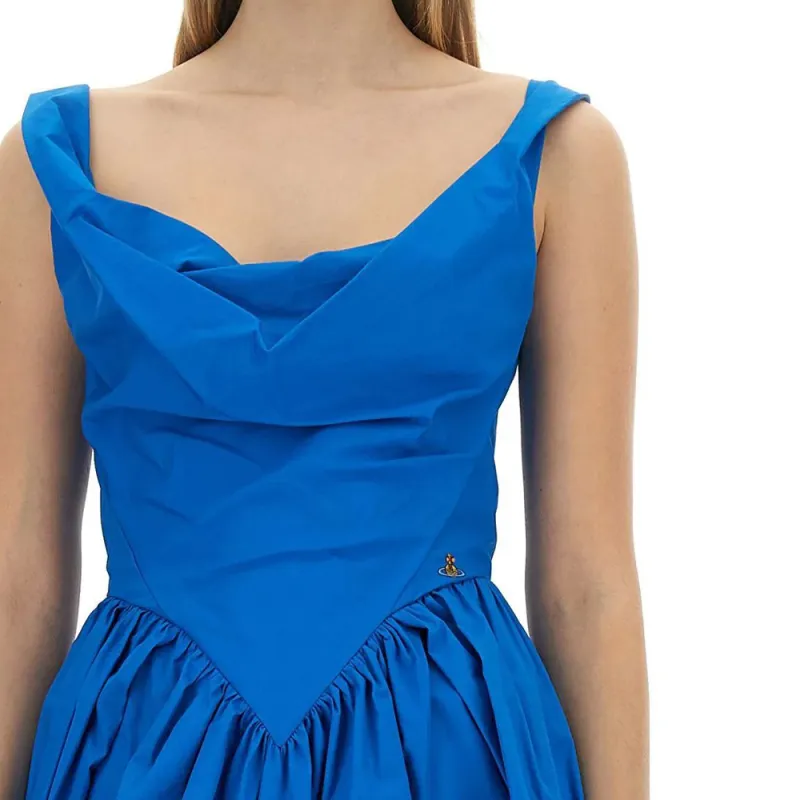 Vivienne Westwood Slip Dress Women's Blue-3