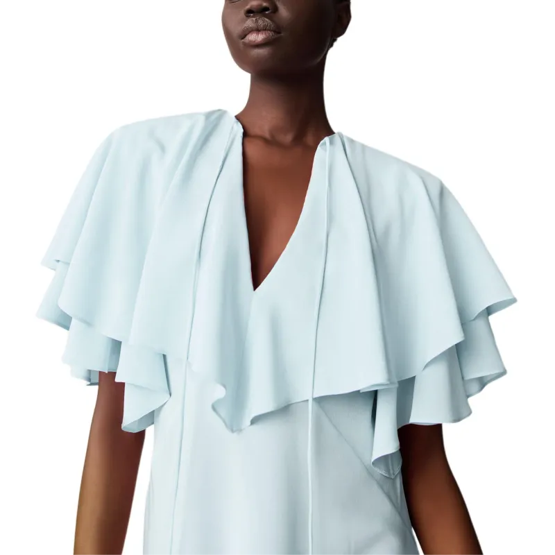 Stella McCartney Layered Semi sheer Midi Dress-5