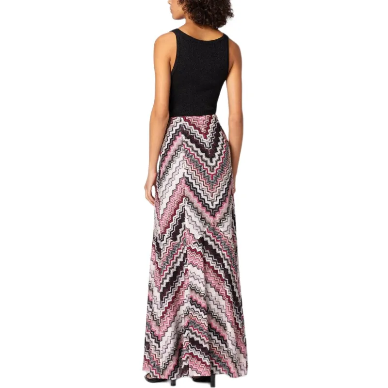 MISSONI Zigzag pattern Lamé Maxi Skirt-2