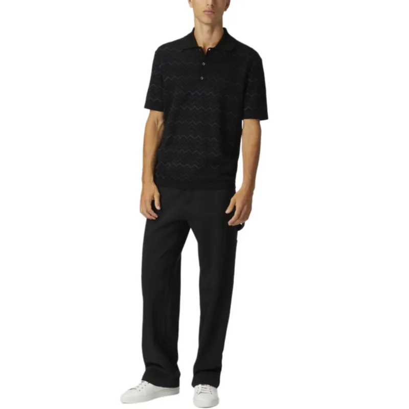 MISSONI Zigzag Polo Shirt-1