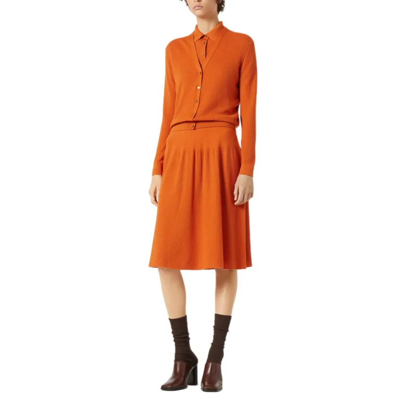 Loro Piana SS25 Polo Shirt Women's Orange-3