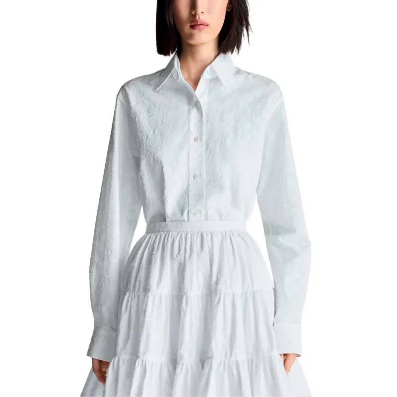 LOUIS VUITTON SS25 Shirt Women's White-2