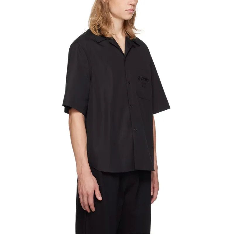 VERSACE Barocco Printed Short Sleeved Poplin Shirt-2