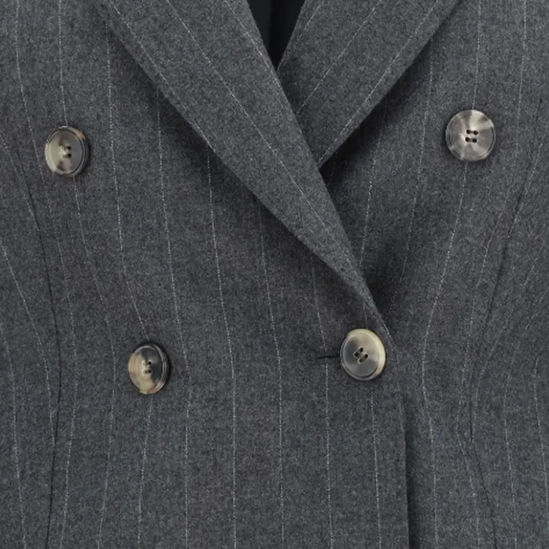 MaxMara Business Suit Women's Gray-4
