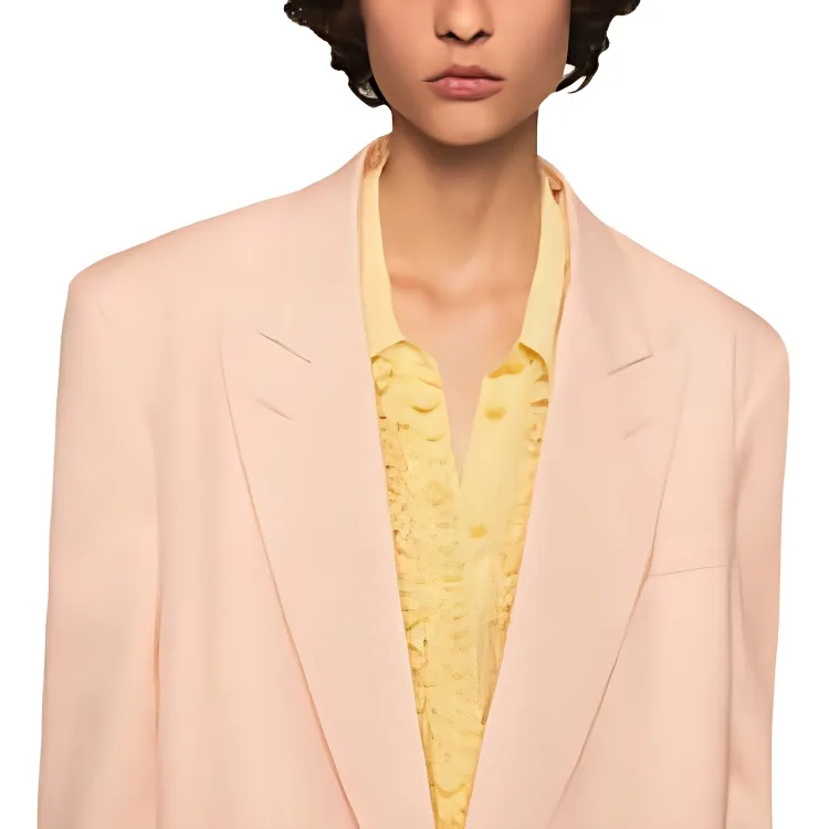 Stella McCartney Peak-Lapels Single-Breasted Tailored Blazer-4