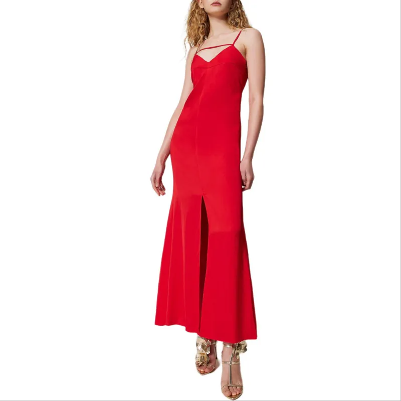 Twinset Satin Slip Dress-1