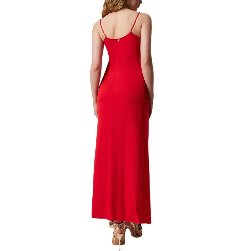 Twinset Satin Slip Dress-2
