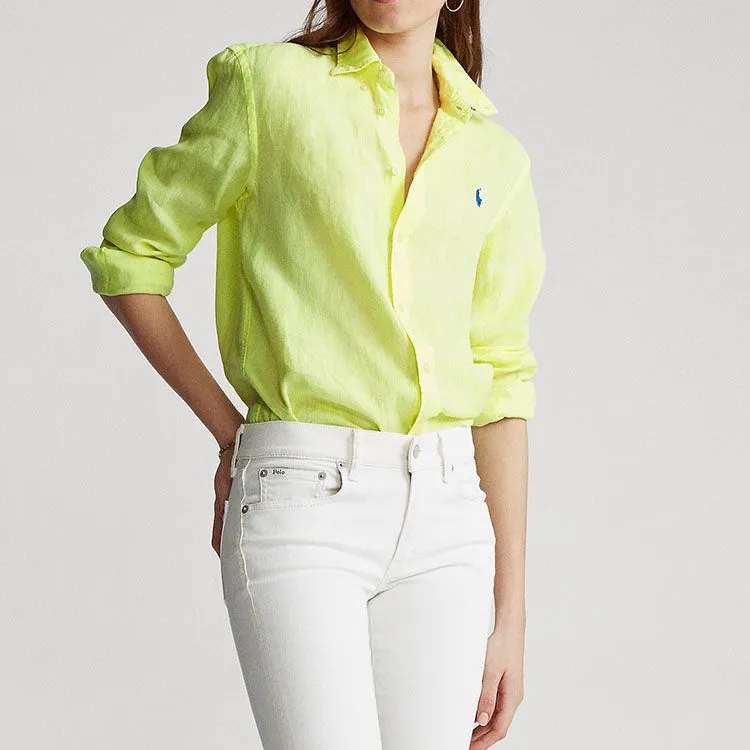Polo Ralph Lauren SS24 Shirt Women's Lemon-1