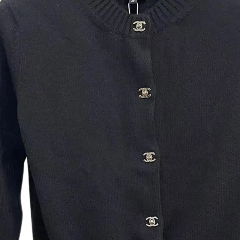 CHANEL Cashmere Sweater Women's Black-1