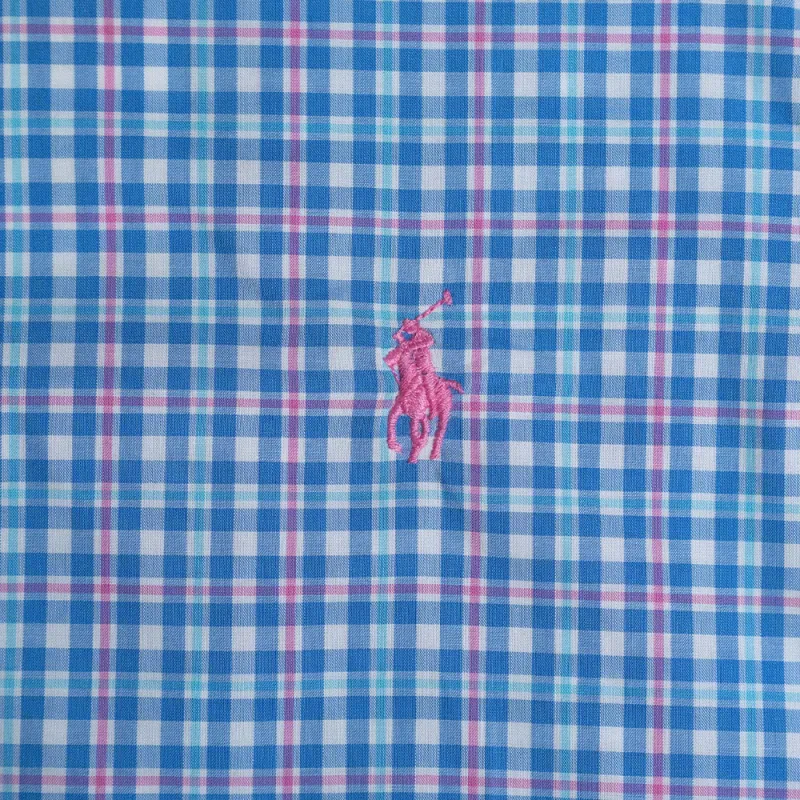 Polo Ralph Lauren Shirt Men's Blue Pink-2