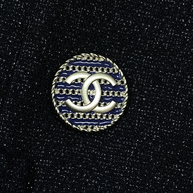 CHANEL Coats Women's Black-2