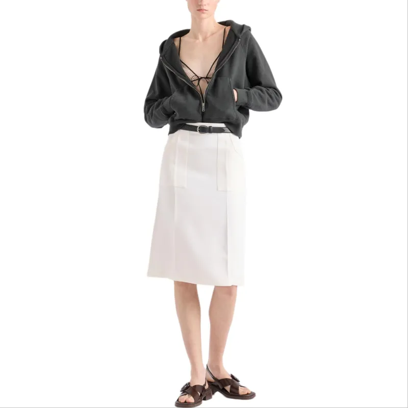 PRADA Jackets & Coats Women's Asphalt Gray-2