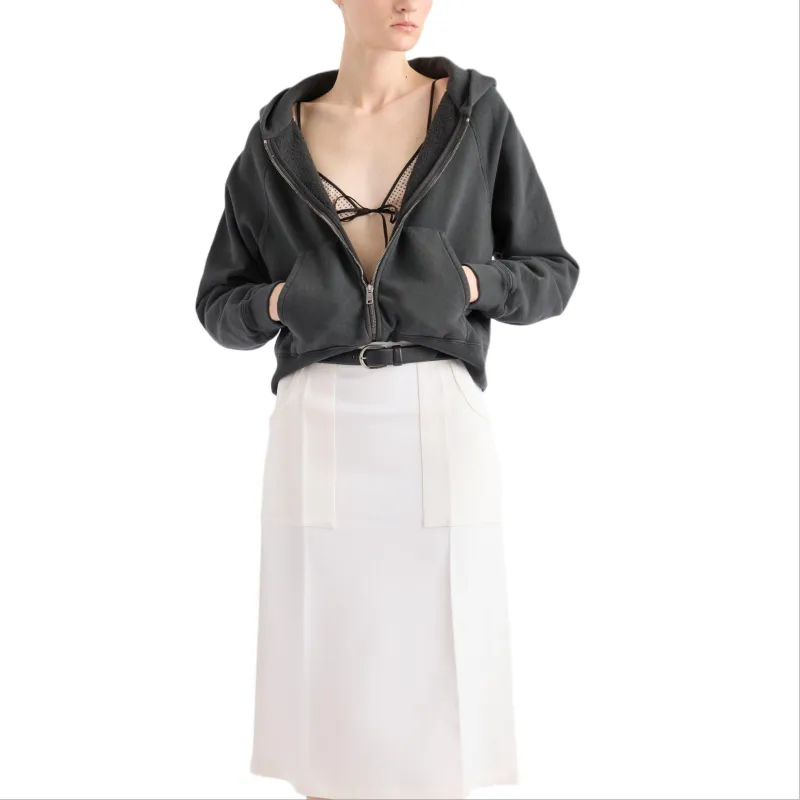 PRADA Jackets & Coats Women's Asphalt Gray-1