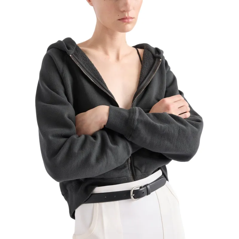PRADA Jackets & Coats Women's Asphalt Gray-4