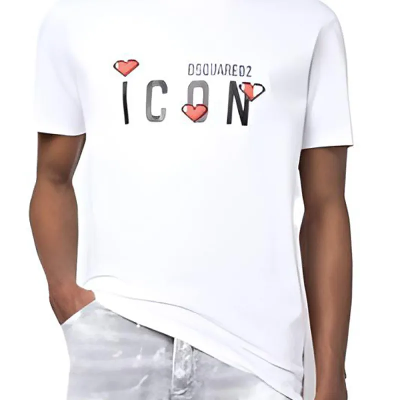 DSQUARED2 Icon Logo print T shirt-4
