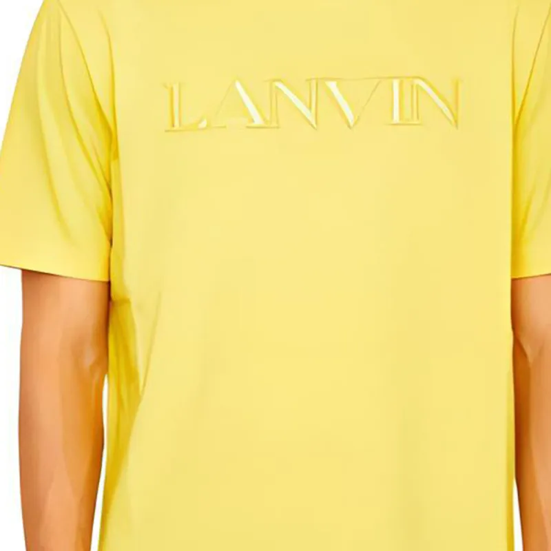 Lanvin T Shirts Men Yellow-4