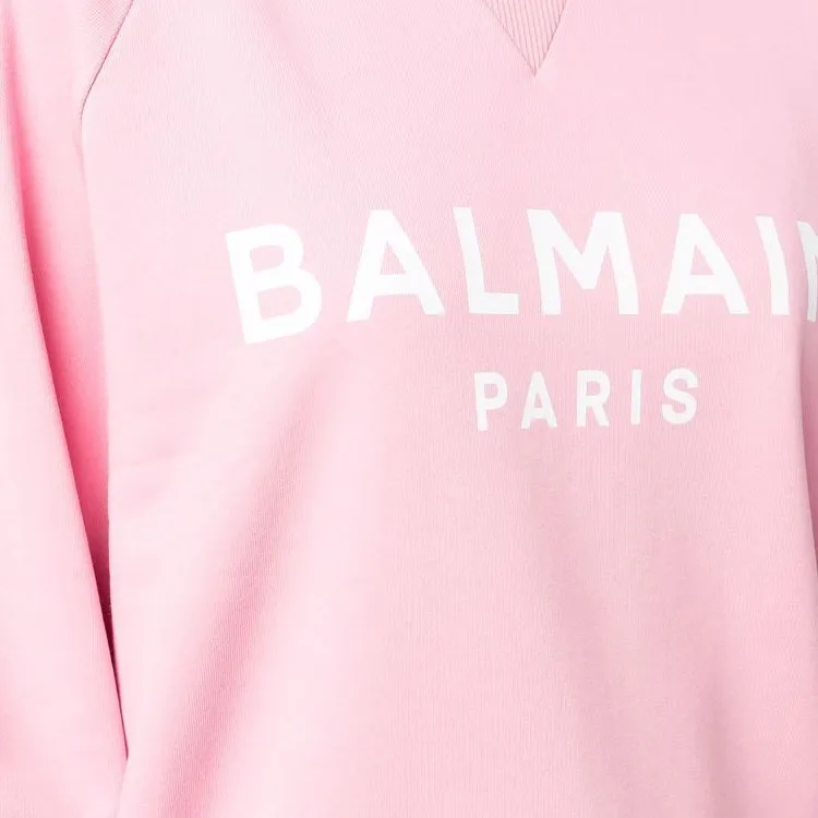 BALMAIN Sweatshirt Women's Pink-4