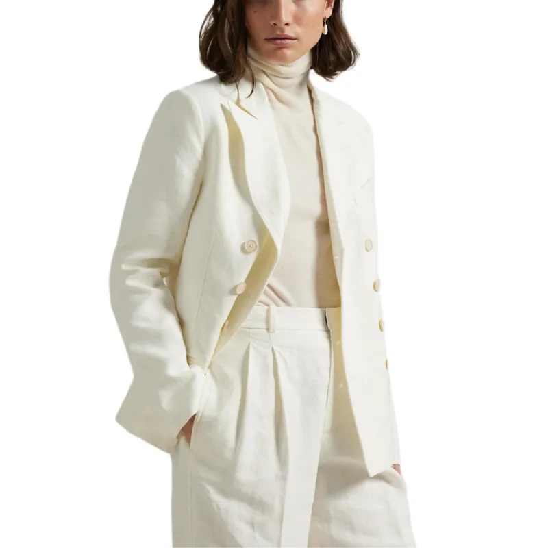 Polo Ralph Lauren Business Suit Coat Women's White-2