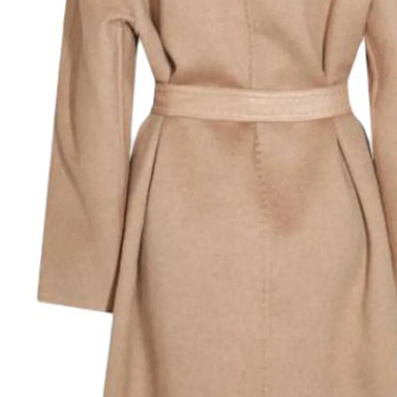 MaxMara Valle Straight Hem Belted Coat-4