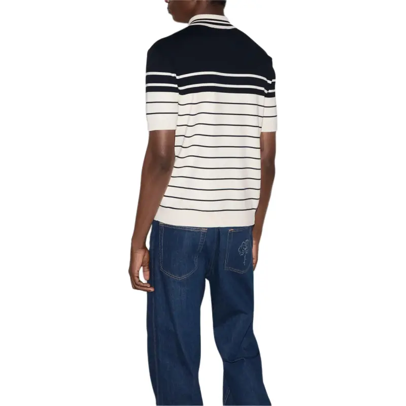 GUCCI FW25 Lido Collection Polo Shirt Men's White-2