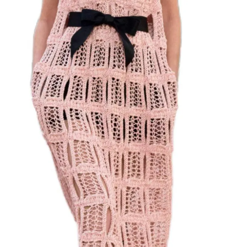 CHANEL 25S Spring Summer Collection Slip Dress Women's Pink-4