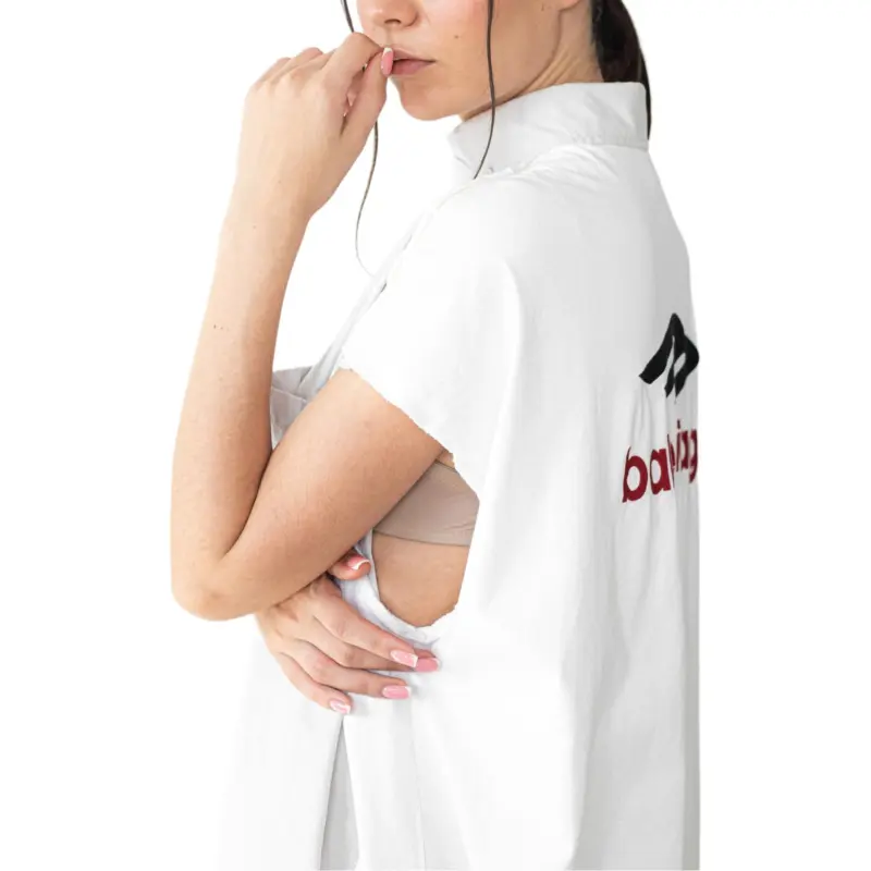 Balenciaga Sleeveless Dress, Loose Fit Women's White-2