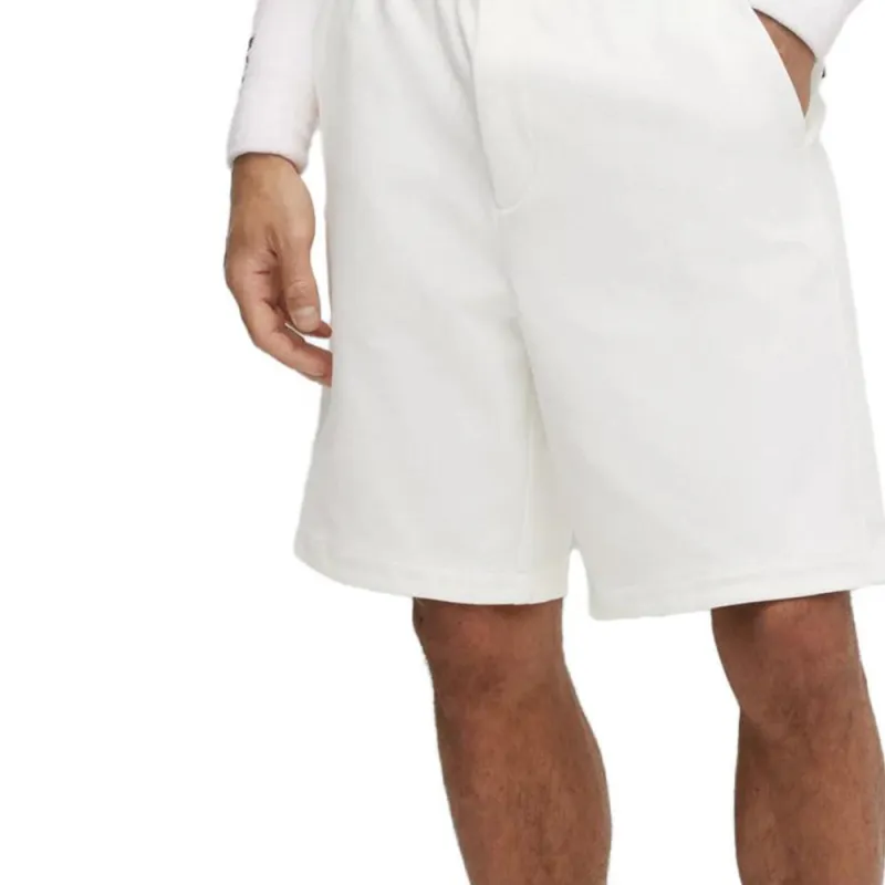 HUGO BOSS x MATTEO Berrettini Regular-Fit Shorts In A Cotton Blend Casual Shorts Men's White-4