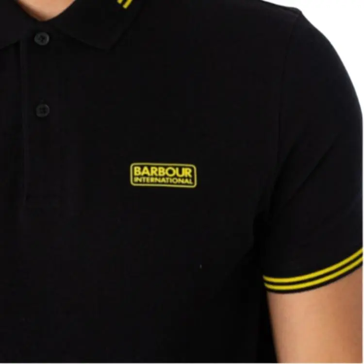 BARBOUR Polo Shirts Men Black-2