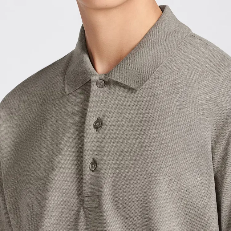 DIOR FW23 Polo Shirt Men's Gray-5