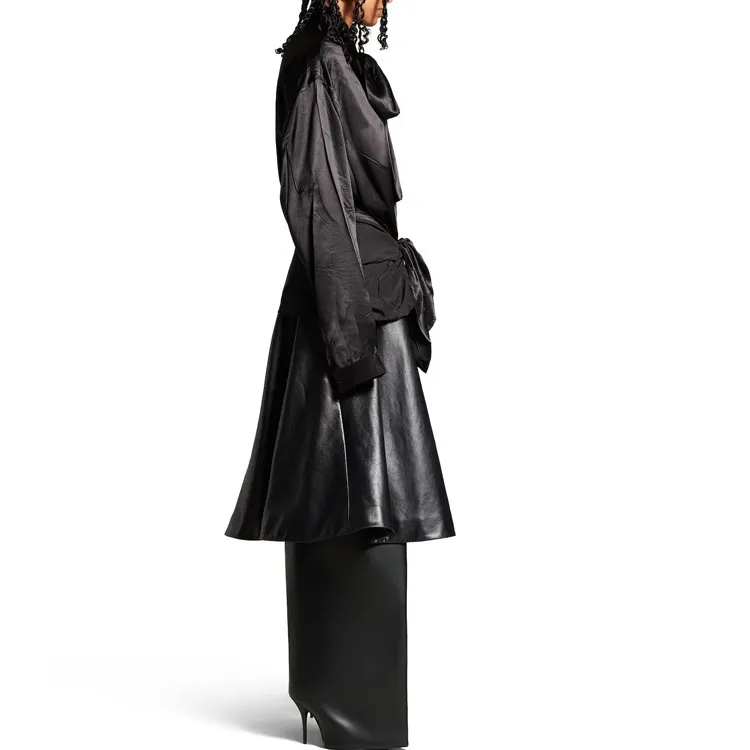 Balenciaga Lavallière Bow Tie Buttoned Up Blouse-3