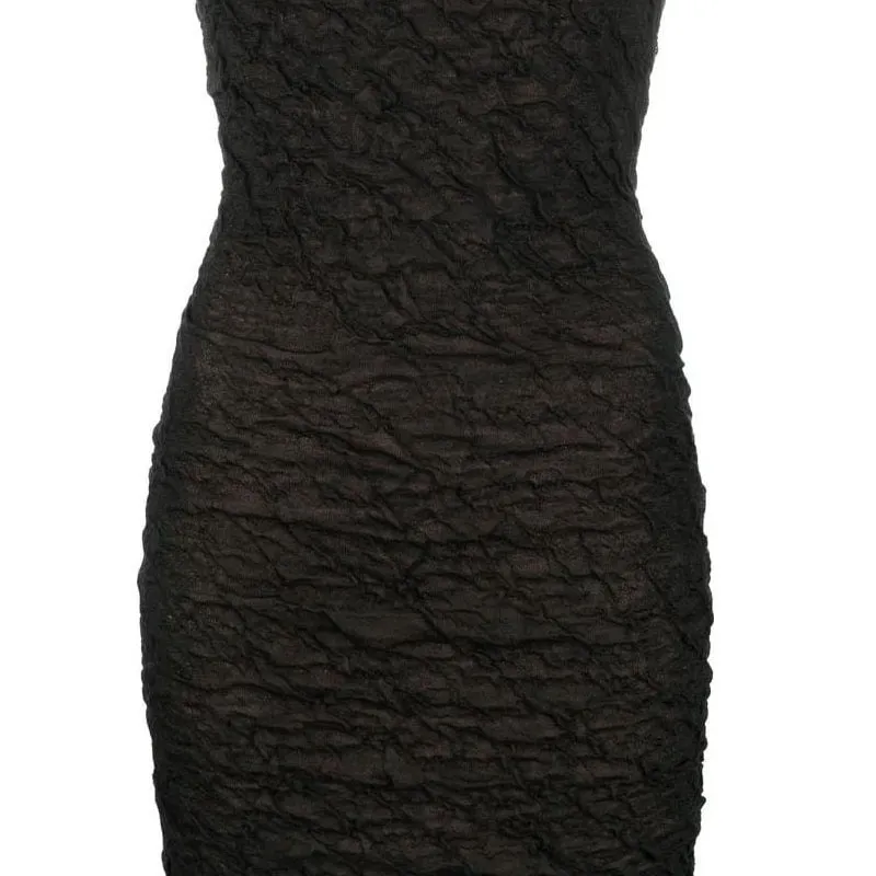 BALMAIN FW22 Sleeveless Dress Women's Black-2