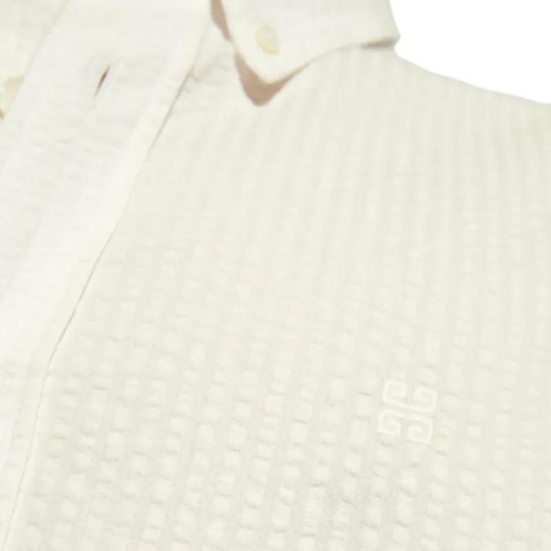 Givenchy Logo Detailed Long Sleeved Shirt-5