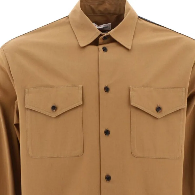 Alexander McQueen Logo Detailed Long Sleeved Shirt-4
