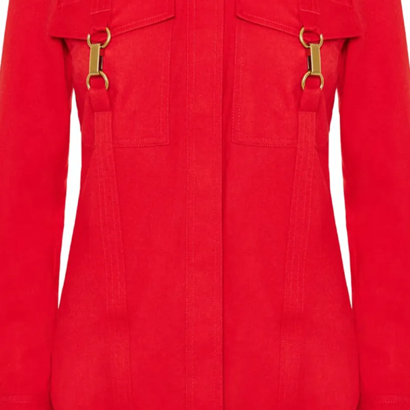 Stella McCartney Clasp embellished Wool Shirt-4